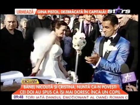 Bănel Nicoliţă şi Cristina, nuntă ca în poveşti!