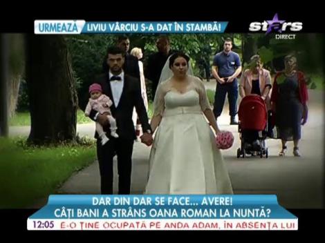 Oana Roman şi soţul ei s-au îmbogăţit după nuntă