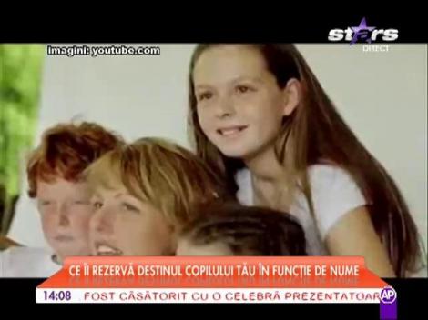 Destinul copilului tău, în funcţie de nume