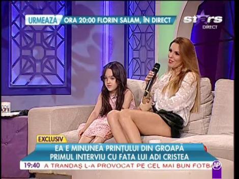 Primul interviu cu fata lui Adrian Cristea