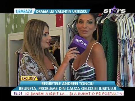 Andreea Tonciu, probleme din cauza geloziei iubitului