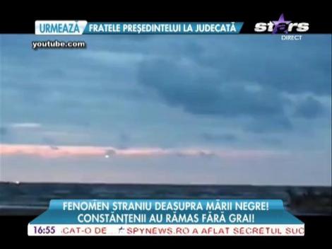 Fenomen straniu deasupra Mării Negre! Constănţenii au rămas fără grai!