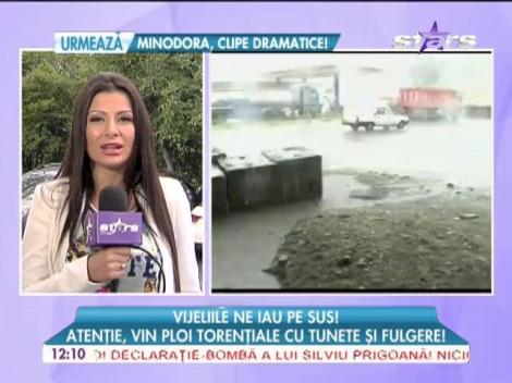 Noi avertizări de ploi, tunete şi fulgere