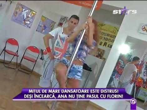 Ana Maria Mocanu vrea să învețe să danseze la bară