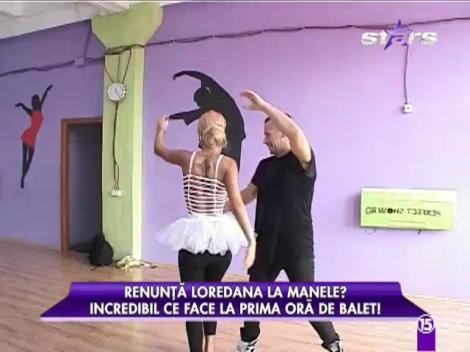 Loredana Chivu, la prima oră de balet