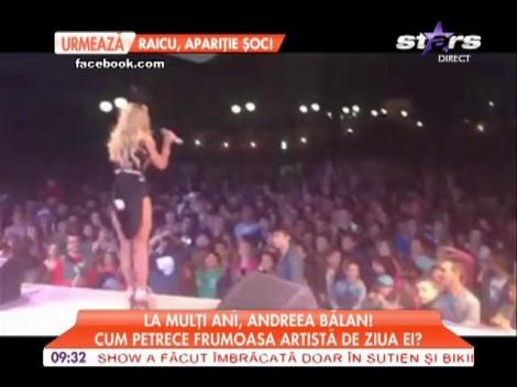 La mulţi ani, Andreea Bălan! Cum petrece frumoasa artistă de ziua ei?