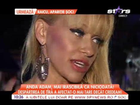 Anda Adam, mai irascibilă ca niciodată, după despărţirea de Ţâră!