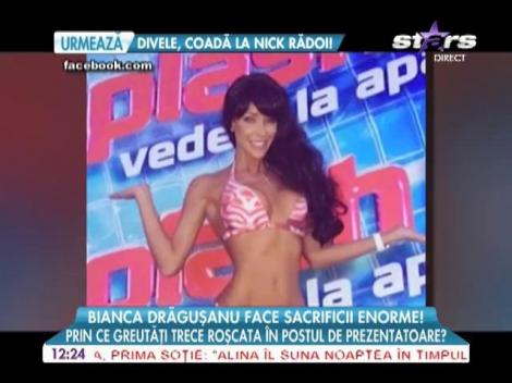Bianca Drăguşanu face sacrificii enorme la locul de muncă!