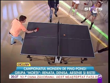 Campionatul monden de ping-pong! Florin Ristei vs. Arsenie