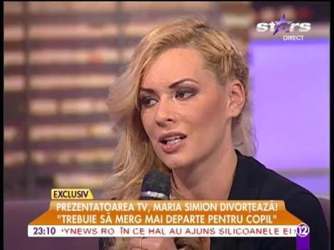 Maria Simion: ”Divorțul este de comun acord. Nu avem nimic de împărțit”