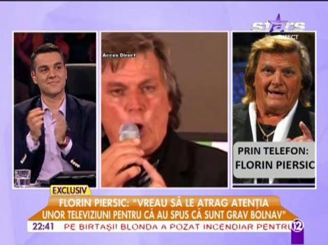 Florin Piersic: ”Sunt sănătos. Dacă eram bolnav, spuneam. Nu mai inventați povești!”