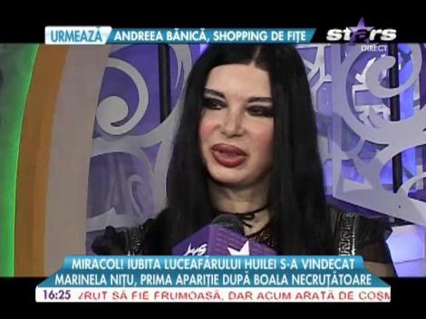 Marinela Niţu, prima apariţie după boala necruţătoare