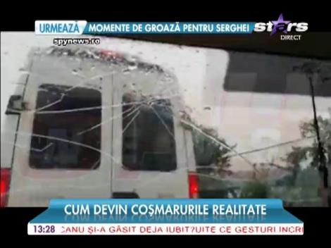 Imagini apocaliptice, filmate în România! Vremea face prăpăd!