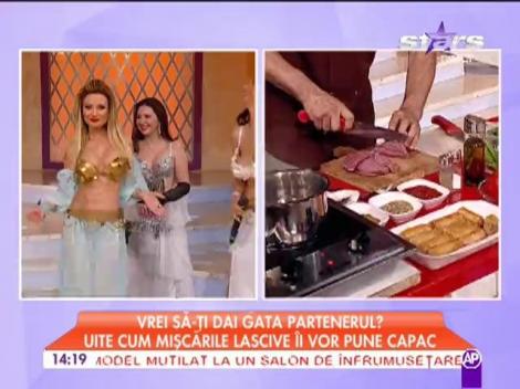 Vrei să-ţi dai gata partenerul cu mişcări lascive? Iată câteva lecţii de dans oriental!