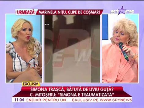Simona Traşcă, bătută de Liviu Guţă! Scene de violenţă desprinse din filme!