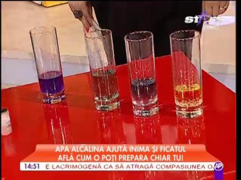 Apa alcalină ajută inima şi ficatul! Iată cum o poţi prepara!