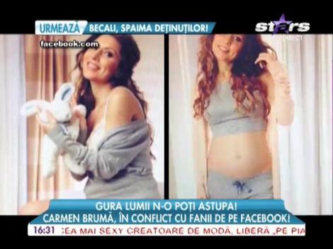 Carmen Brumă, în conflict cu fanii de pe Facebook