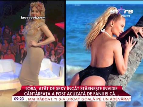 Lora stârneşte invidii cu posteriorul ei