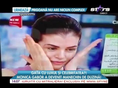 Monica Gabor a devenit manechin de duzină