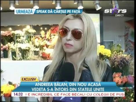 Andreea Bălan a revenit în România: ”Sunt extrem de fericită.  A fost dragoste la prima vedere”