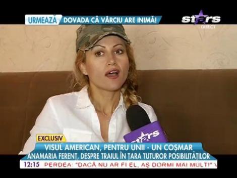 Anamaria Ferentz, interviu despre traiul în America