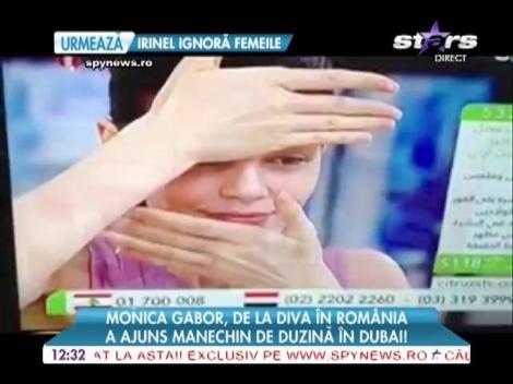 Monica Gabor, de la divă în România, la manechin de duzină în Dubai!