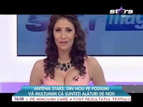 Antena Stars, locul 3 în topul audienţelor!