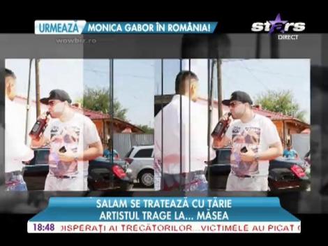Florin Salam se tratează cu alcool