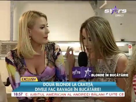 Două blonde fac ravagii în bucătărie