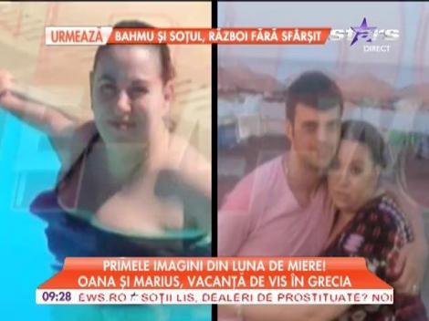 Oana Roman şi Marius Elisei, vacanţă de vis în Grecia