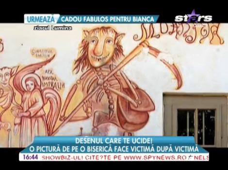 O pictură de pe "Biserica cu moartea" face victimă după victimă