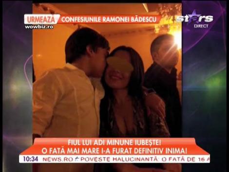 Fiul lui Adi Minune, îndrăgostit de o fată mai mare