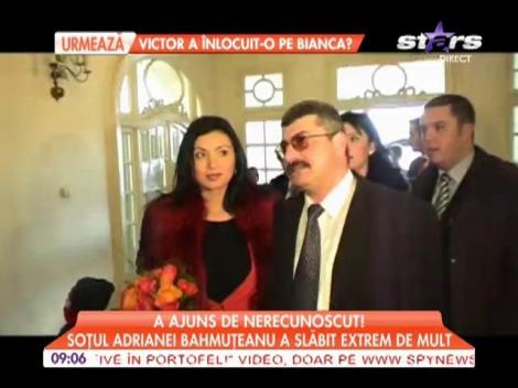 Soţul Adrianei Bahmuţeanu a slăbit extrem de mult