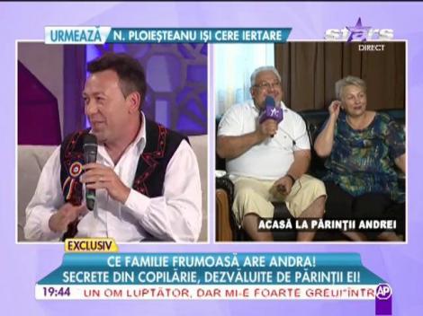 Mama Andrei: "Când pleacă la drum, Andra nu merge fără să o binecuvântez cu semnul crucii!"