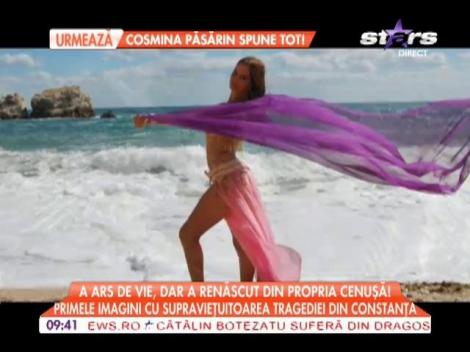 Primele imagini cu supravieţuitoarea tragediei din Constanţa