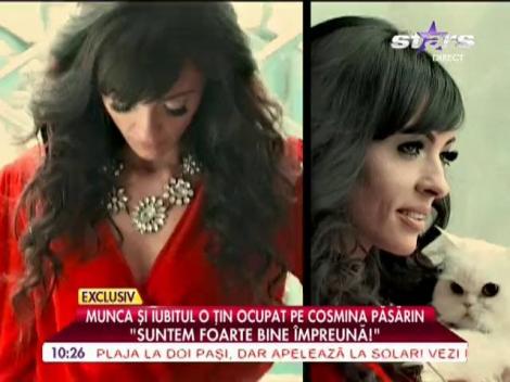Cosmina Păsărin, ocupată cu activitatea profesională