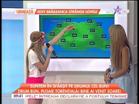 Lidia Buble a prezentat vremea la Star Matinal!