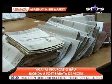 Vica Blochina a fost reclamată la Poliţie de către vecini