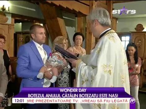 Cătălin Botezatu, naș de botez: ”Am avut mari emoții!”