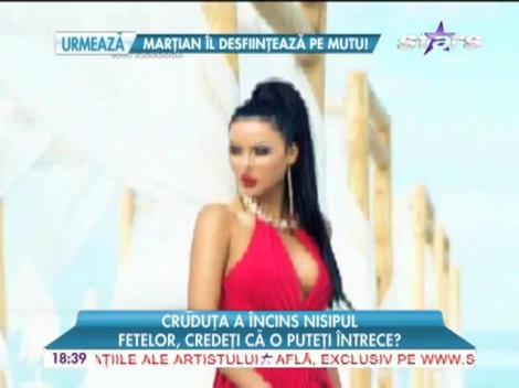 Daniela Crudu a făcut ravagii pe litoral