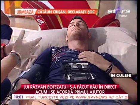 Lui Răzvan Botezatu i s-a făcut rău, în direct