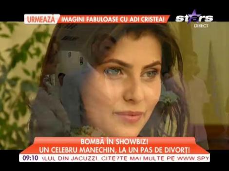 Un celebru manechin, la un pas de divorţ