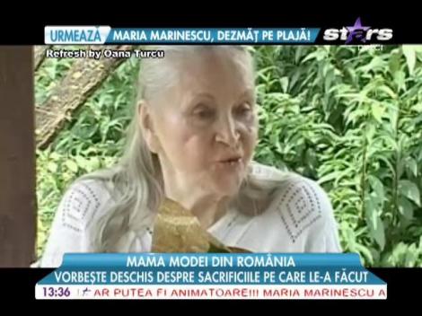 Zina Dumitrescu vorbeşte deschis despre sacrificiile pe care le-a făcut în carieră
