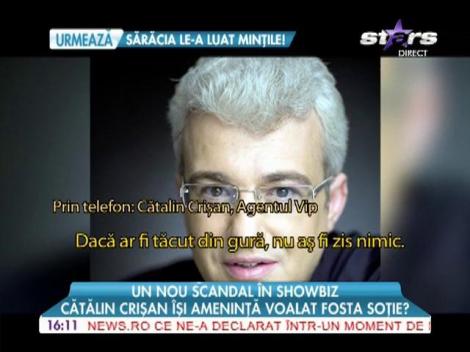 Cătălin Crişan îşi ameninţă prima soţie