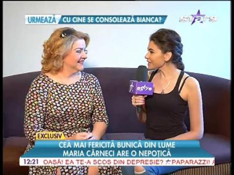 Maria Cârneci are o nepoţică