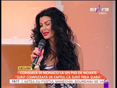 Consuela di Monaco, la un pas de moarte: "Am sub 4 litri de sânge în corp"