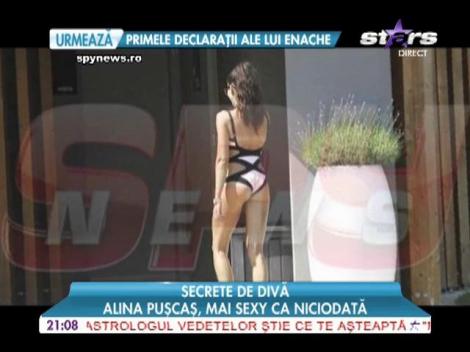 Alina Puşcaş a făcut furori la o piscină din Bucureşti