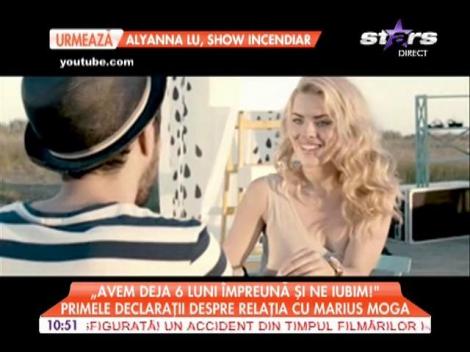 Iubita lui Marius Moga, primele declaraţii: "Avem deja 6 luni împreună şi ne iubim!"
