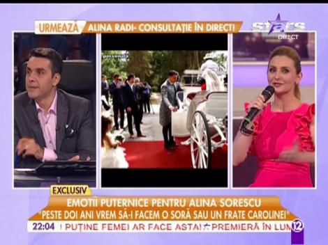 Alina Sorescu: ”Peste 2 ani vrem să-i facem o soră sau un frate Carolinei”