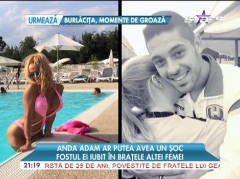 Cătălin Ţâră, fostul iubit al Andei Adam, în braţele altei femei